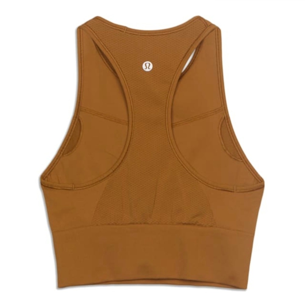 lululemon athletica Copper Brown Racerback Sports Bra